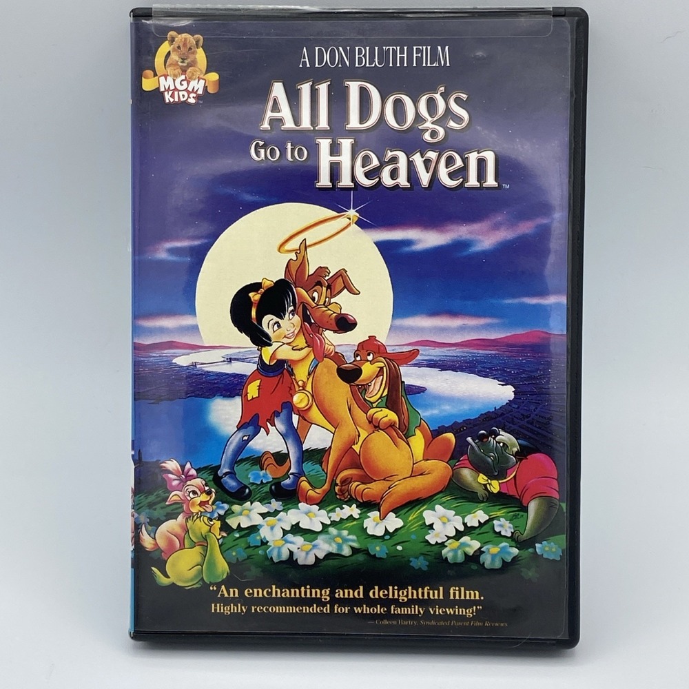 All Dogs Go to Heaven DVD 1989 Animated‎ Region 1 Classic Movie